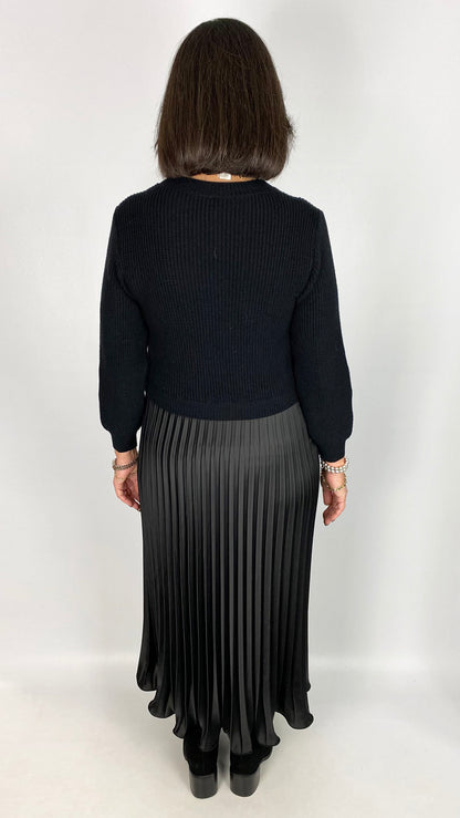 Pleated skirt jumper dress  | 2 Colours