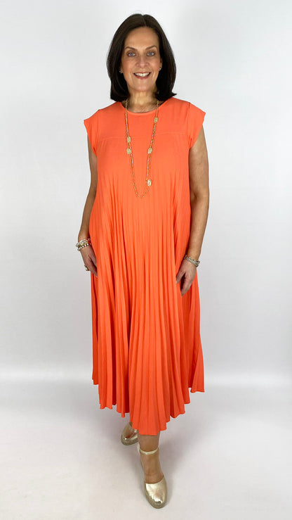 Pleated cap-sleeve pocket dress | 9 Colours | more due in!