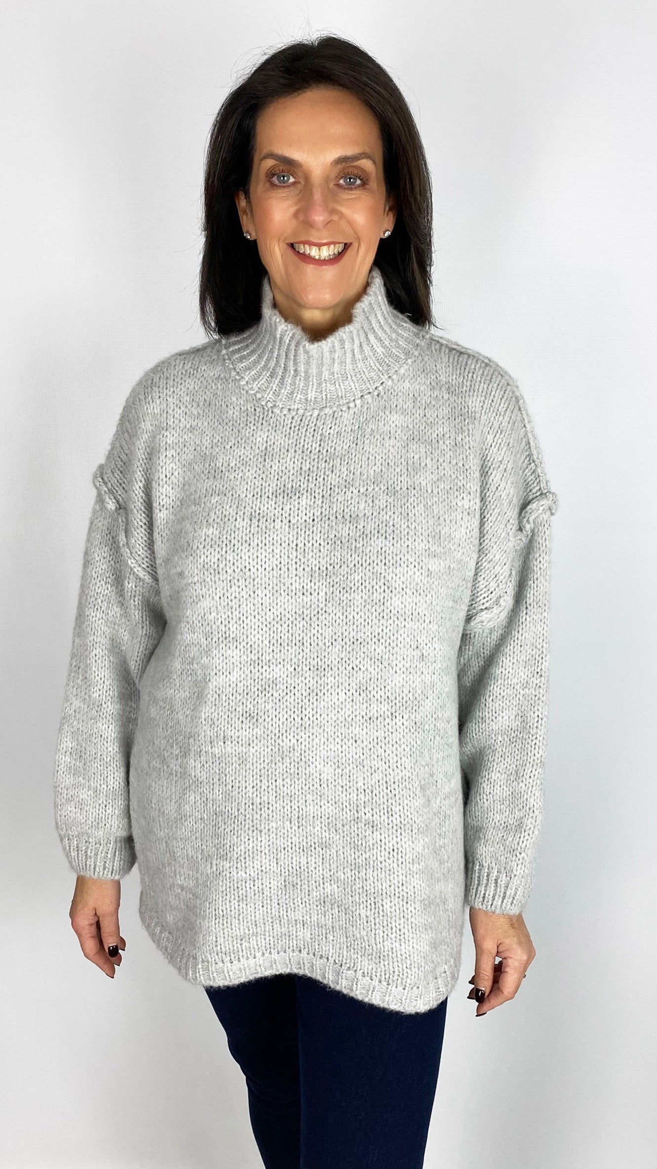 Exposed seam turtleneck cosy jumper | 6 Colours
