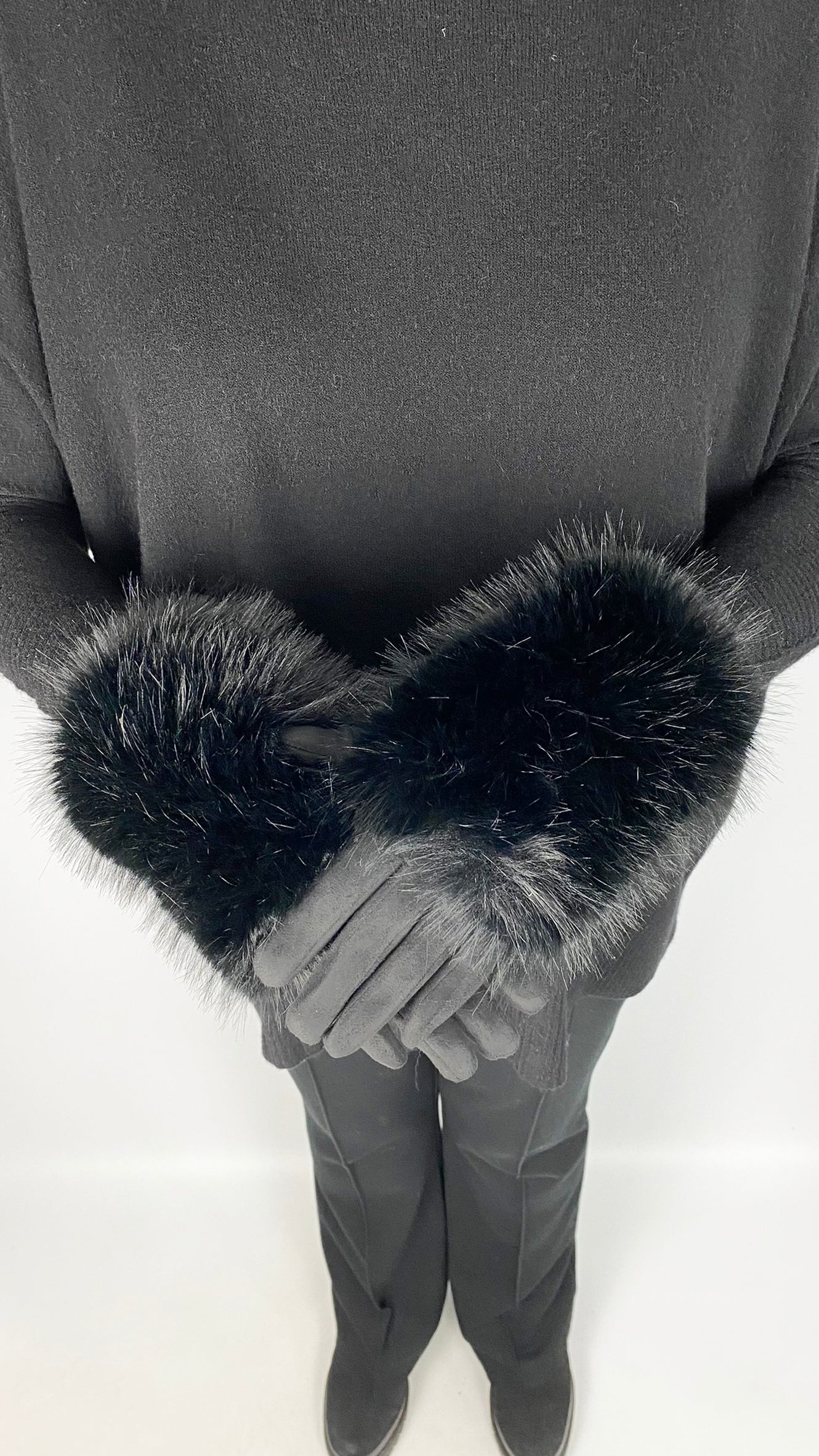 Faux fur & suedette gloves | 3 Colours