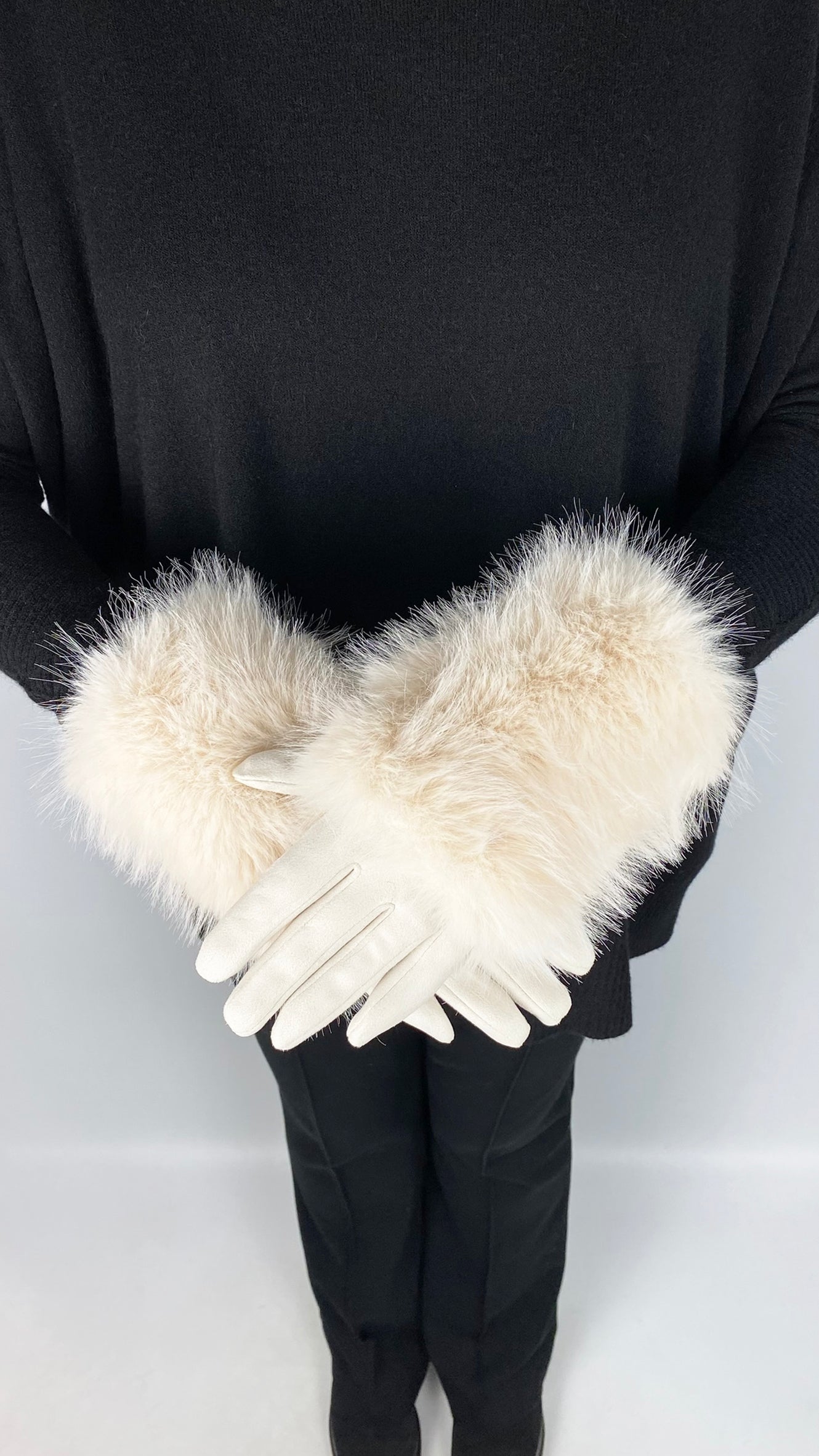 Faux fur & suedette gloves | 3 Colours