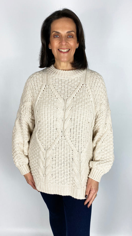 Cable knit jumper | 5 Colours | last 1s