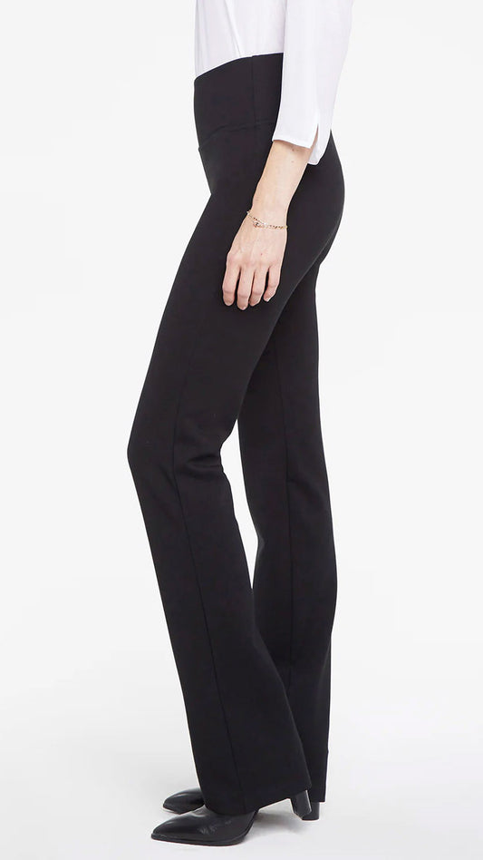 Straight pull-on Sculpt-Her™ trouser (Black) by NYDJ - last 1