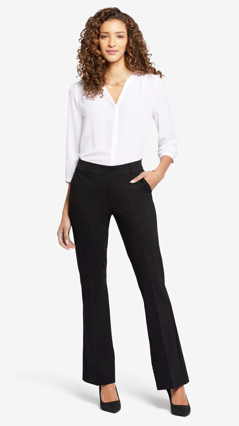 Flare pull-on Sculpt-Her™ trouser (Black) by NYDJ - last 1