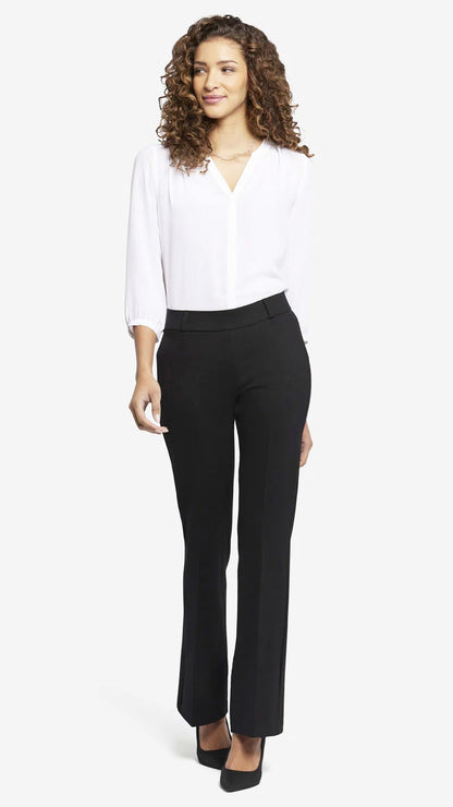 Flare pull-on Sculpt-Her™ trouser (Black) by NYDJ - last 1