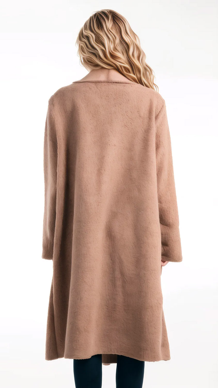 Edge-to-edge longline textured pocket coat (4 Colours) - more coming Friday!