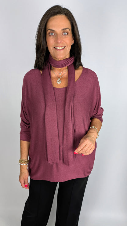 Essential LW jumper & scarf | 8 Colours