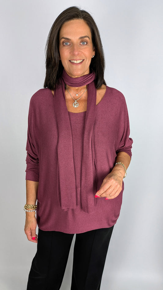 Essential LW jumper & scarf | 8 Colours