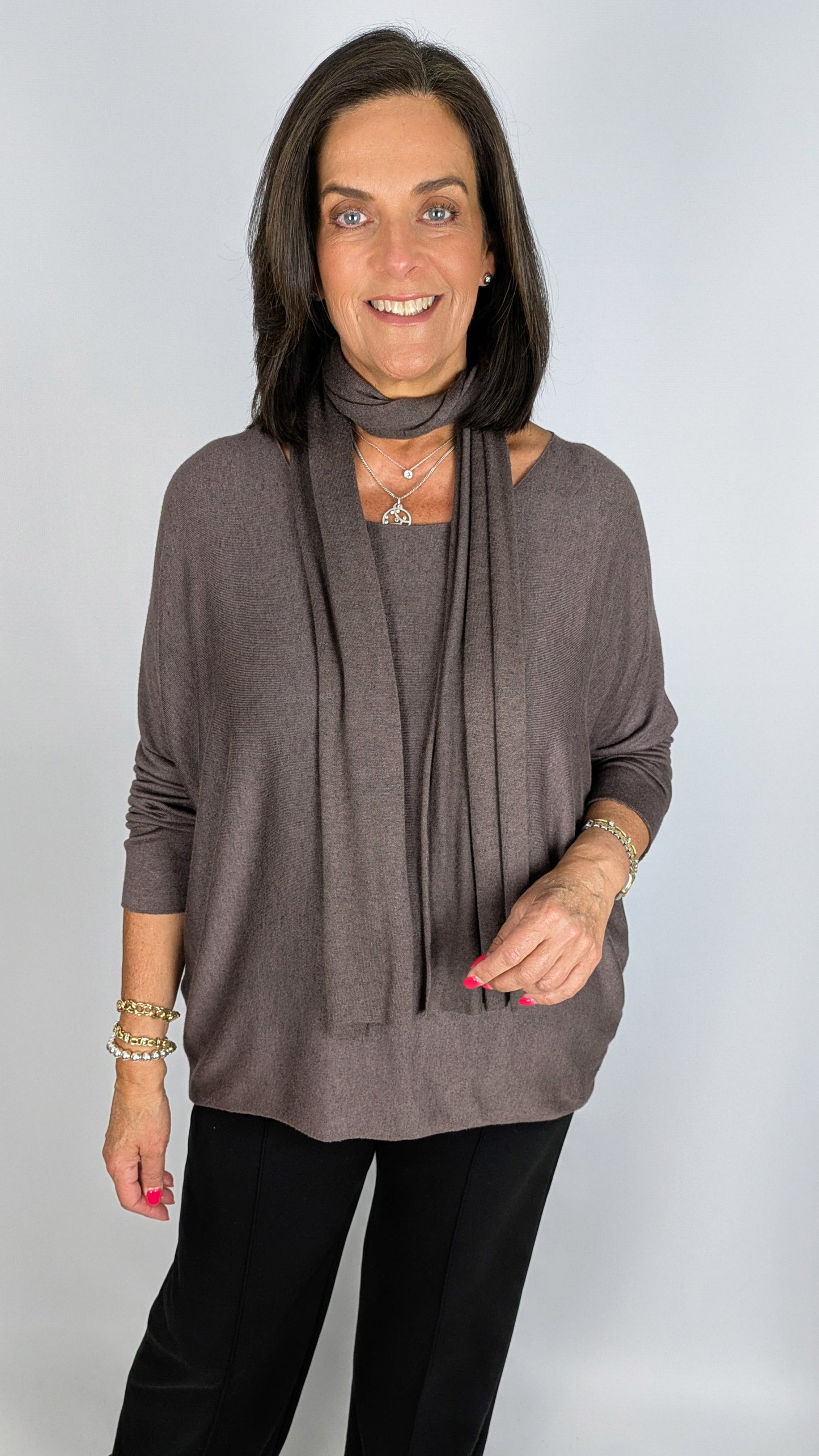 Essential LW jumper & scarf | 8 Colours