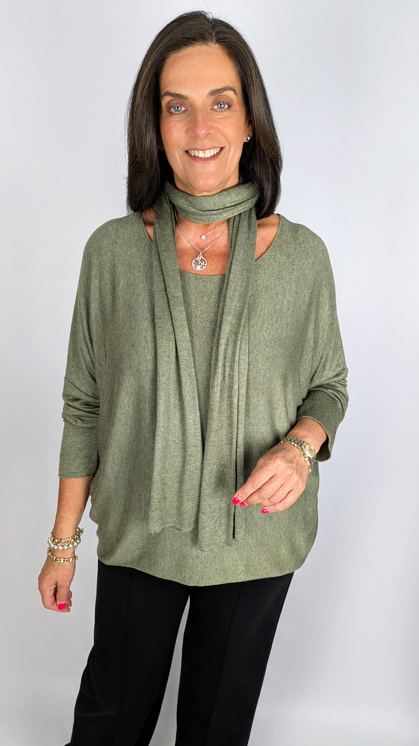Essential LW jumper & scarf | 8 Colours