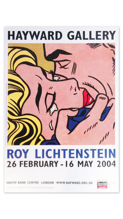 Roy Lichtenstein | 2004 | The Kiss | Hayward Gallery Exhibition Offset Lithograph