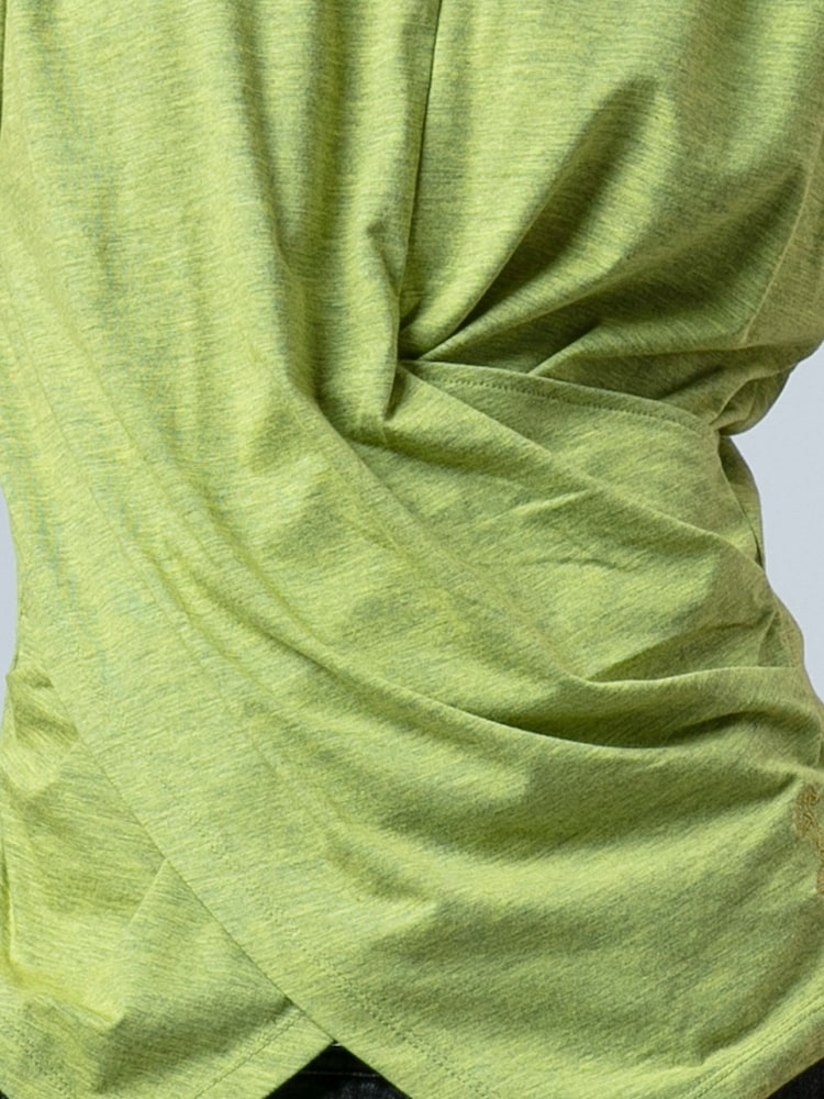 Time drape t-shirt | Lime | by Religion