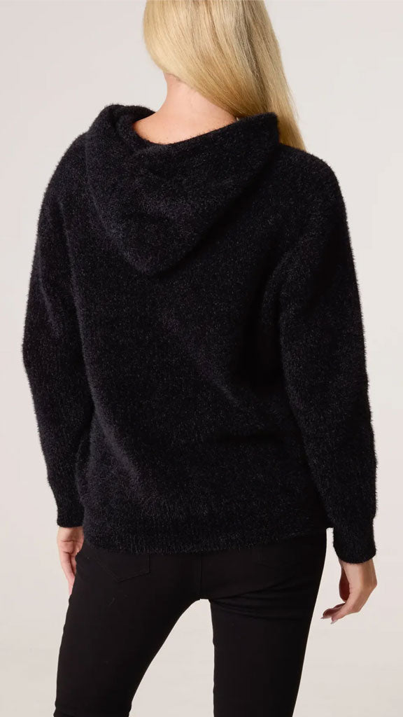 Brushed "Après" hooded jumper | 3 Colours