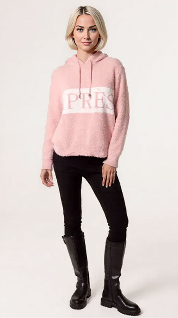 Brushed "Après" hooded jumper | 3 Colours