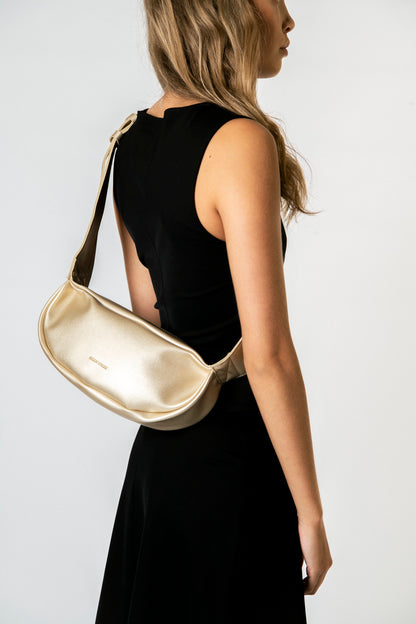 Crescent soft crossbody bag | Gold | by Every Other