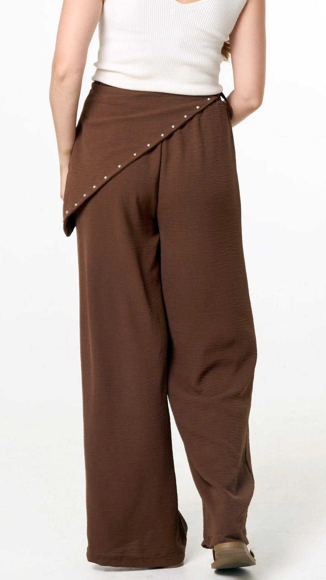 Studded side-tie pull-on pant | 4 Colours