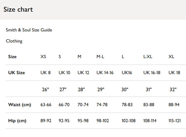 Denim wide-leg jean | by Smith & Soul | new! March 2026