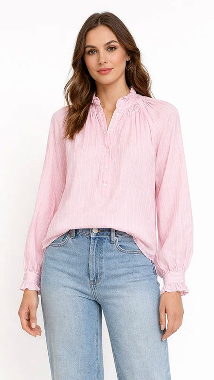 Stripe tencel blouse | 3 Colours | last 1s