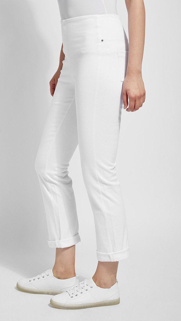 White denim hot sale leggings