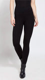 Signature Ponte Centre-seam Lysse Leggings (Black)