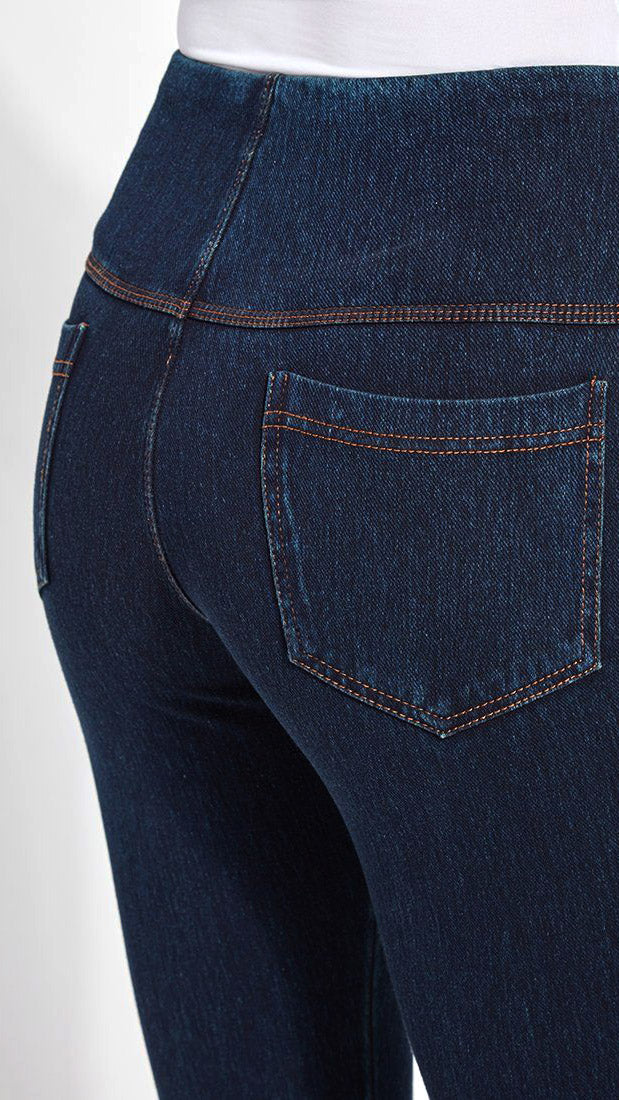 Lysse toothpick denim store crop