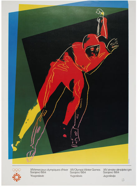 Andy Warhol | 1984 |  Sarajevo Winter Olympic Games | Original Lithograph