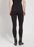 High-waist Denim 6175 Lysse Leggings (Black)