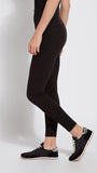 High-waist Denim 6175 Lysse Leggings (Black)