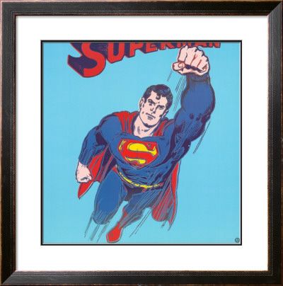 Andy Warhol | 2011 | Superman | Framed Foundation Authorised Lithograph