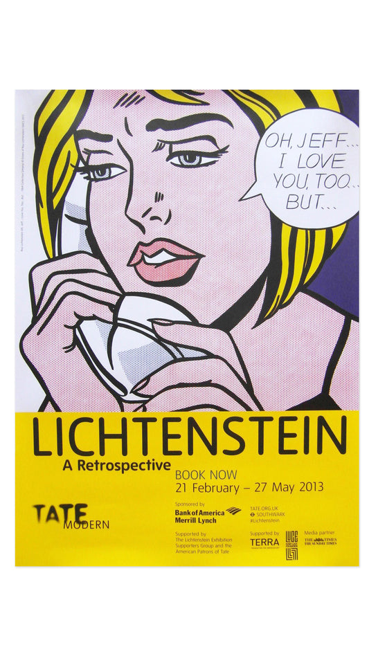 Roy Lichtenstein | 2013 | Tate Modern Retrospective Original Lithograph