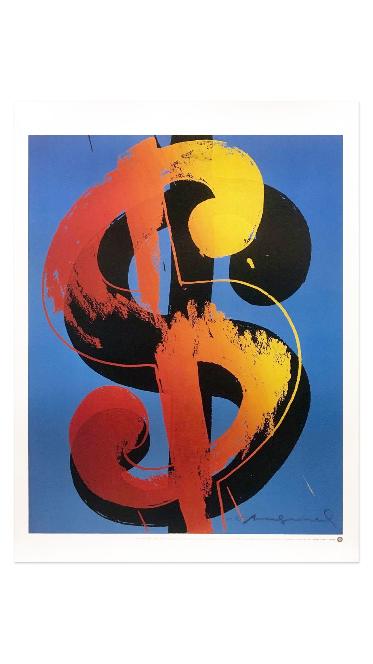 Andy Warhol | 2000 | $1 | Authorised Foundation Issue Original Vintage Lithograph
