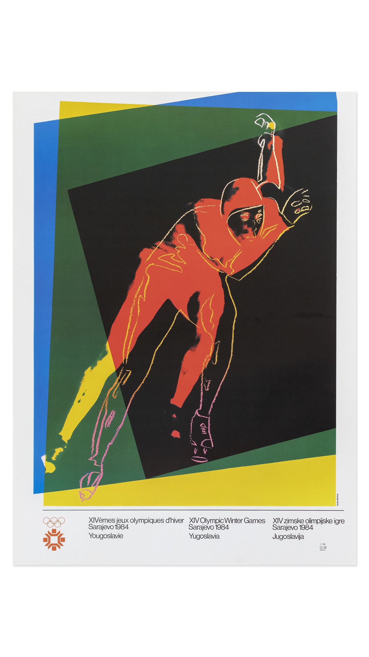 Andy Warhol | 1984 |  Sarajevo Winter Olympic Games | Original Lithograph