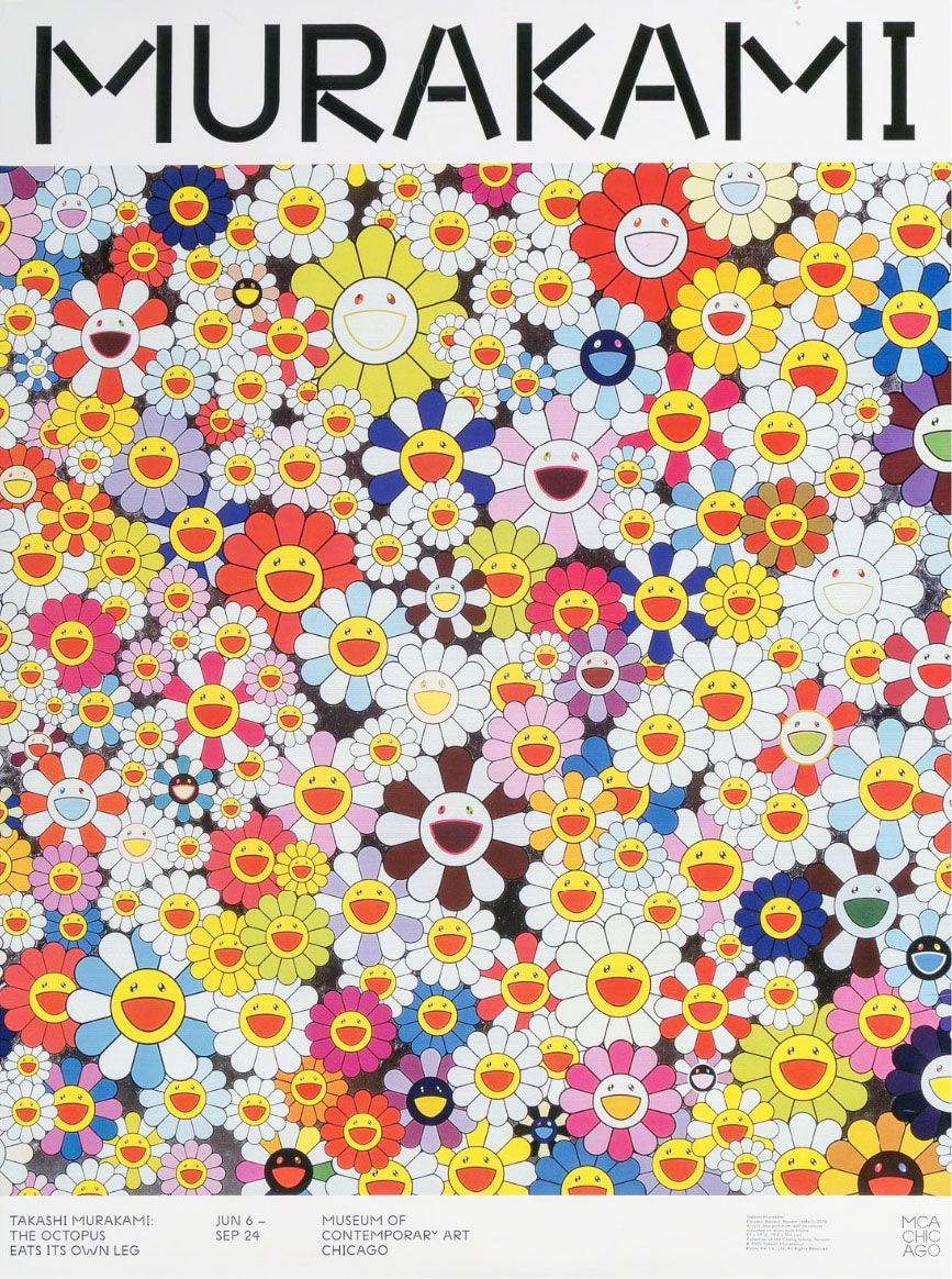 Takashi Murakami | 2017 | MCA Chicago Original Exhibition Poster