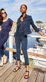 Denim Boyfriend Lysse Leggings (Indigo)