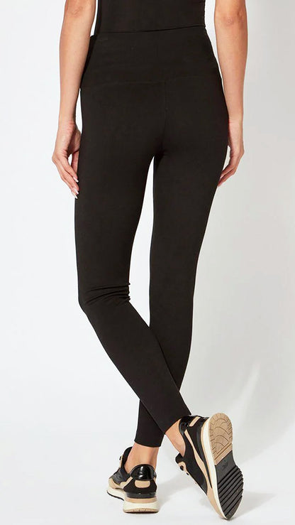 Signature ponte centre-seam leggings | Black | by Lysse NY | AW25/6