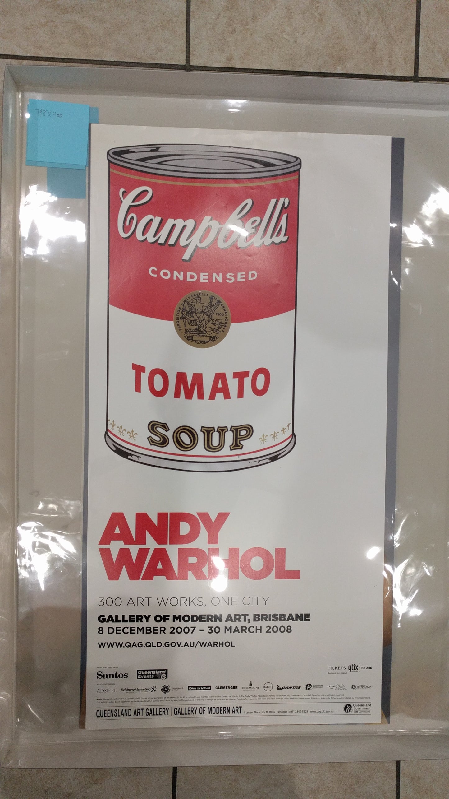 Andy Warhol | 2007 | Campbell's Tomato Soup | Queensland Gallery Exhibition Poster