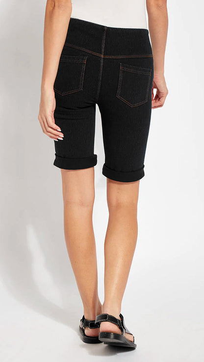 Denim Boyfriend Lysse Shorts (Midtown Black)