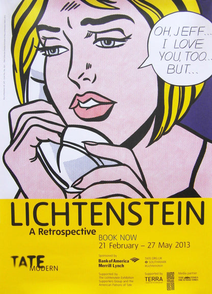 Roy Lichtenstein | 2013 | Tate Modern Retrospective Original Lithograph