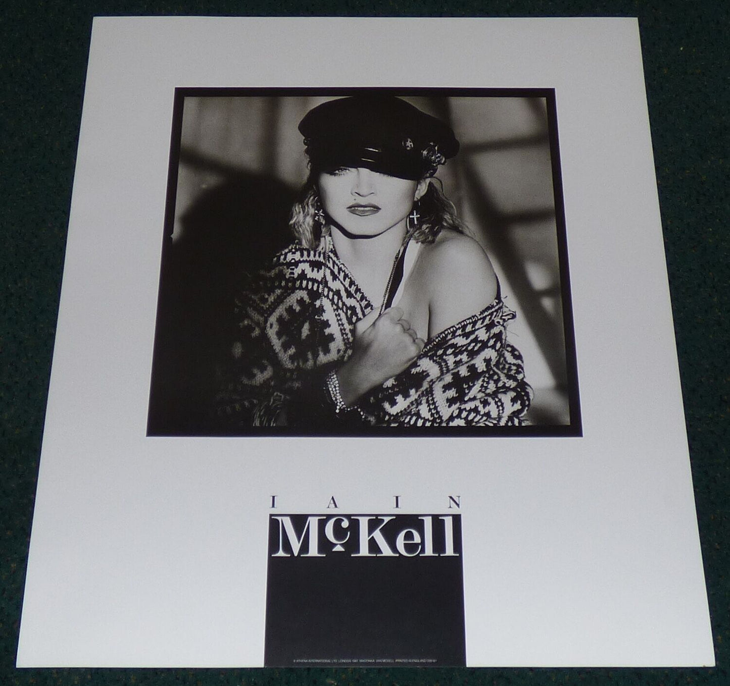 Iain McKell | 1987 | Madonna Original Lithograph
